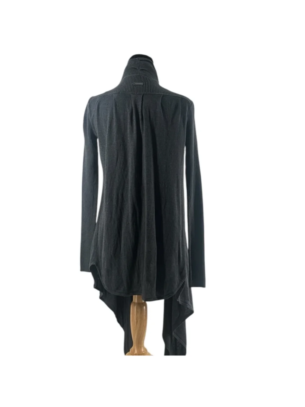Lululemon Universal Wrap tencel bamboo cashmere  Heathered Black Swan yoga sz sm